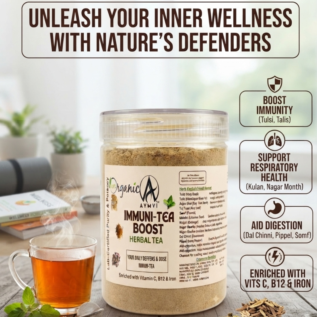 Aymvi  Immuni-Tea Boost Herbal Tea (“Your Daily Defense Dose of Immuni-Tea”) GMP & ISO CERTIFIED