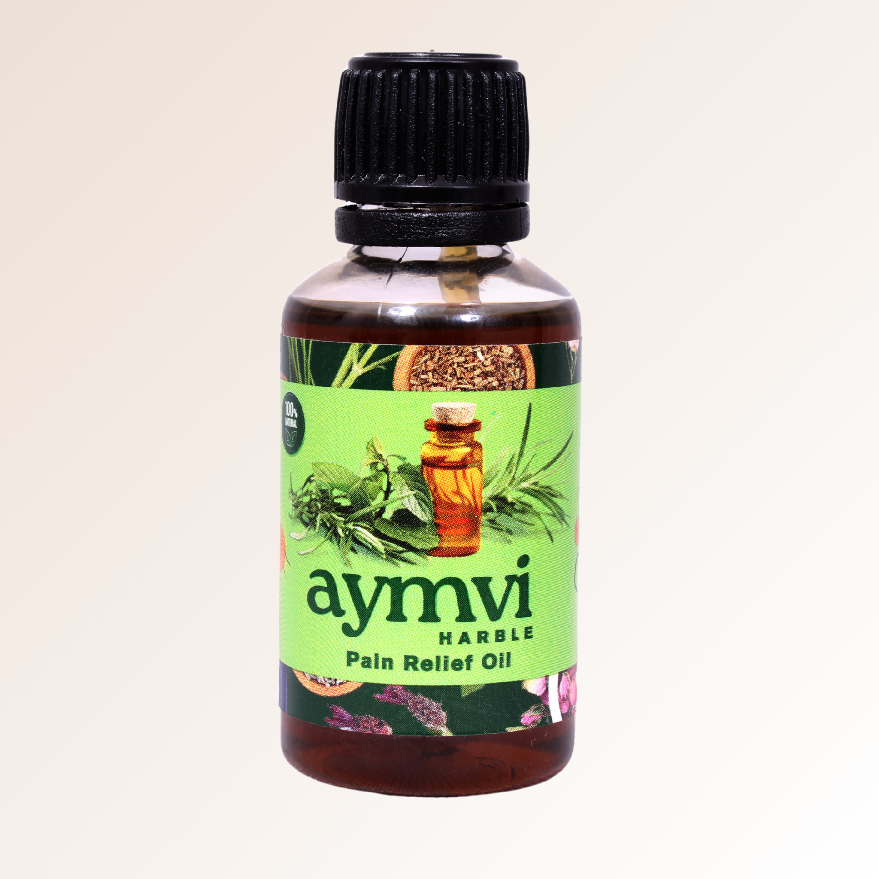 Aymvi Harble Natural Pain Relief Oil, 100% Natural