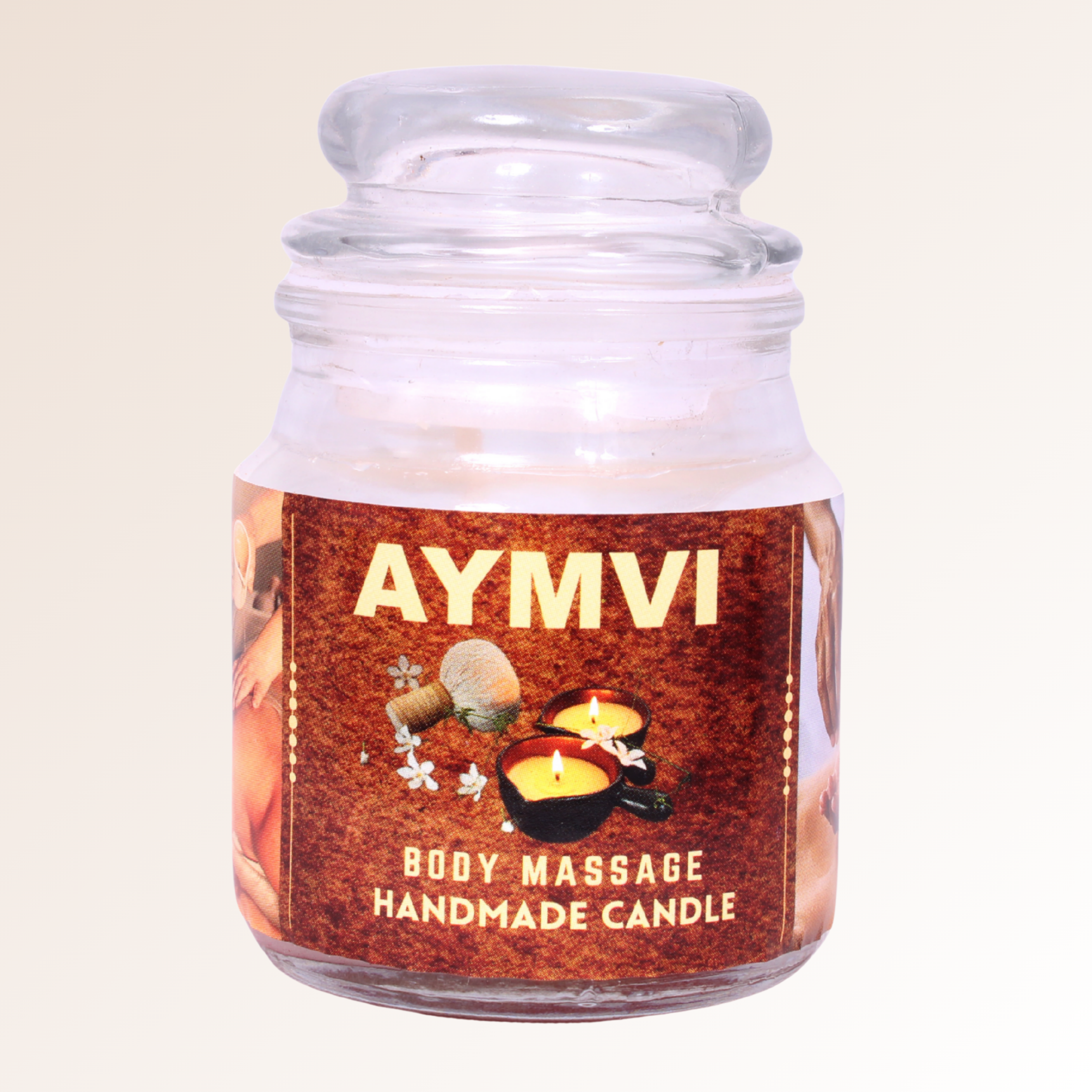 Aymvi Organic Body Massage Handmade Candle