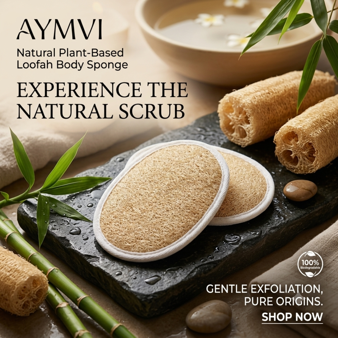 Exfoliate. Renew. Naturally. ✨ Elevate your shower ritual with the Aymvi Natural Plant-Based Loofah Body Scrubber. Crafted from 100% biodegradable fibers, it’s time to give your skin the gentle, eco-friendly care it deserves. 🌿 Tap the link in bio to shop yours today!